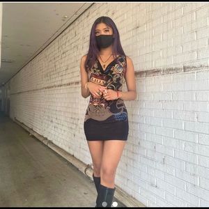 Ed hardy mini dress/shirt